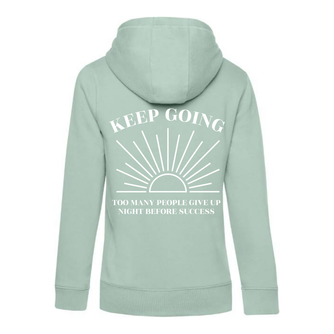 KEEP GOING Hoodie-Damen
