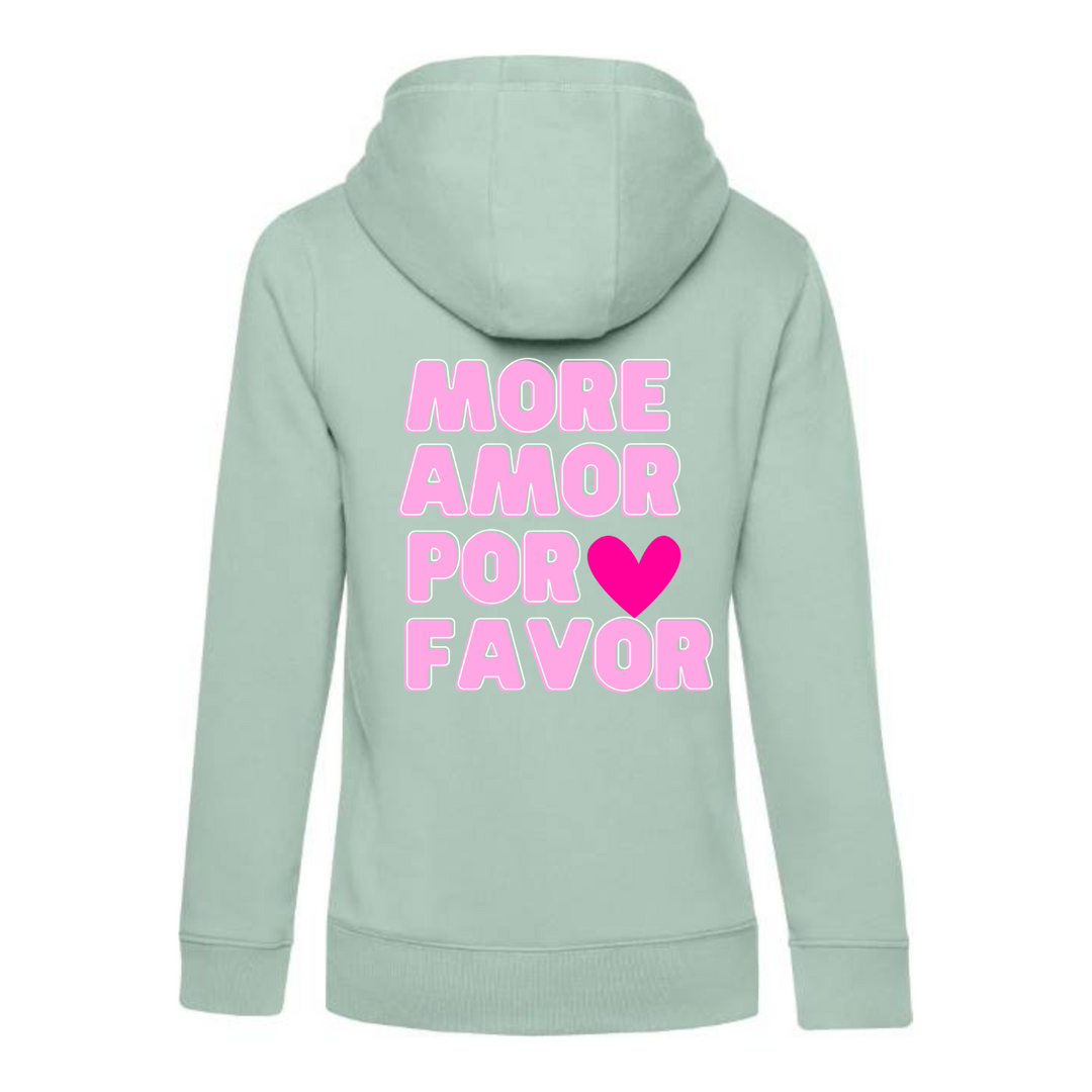 MORE AMORE PER FAVORE Hoodie-Damen