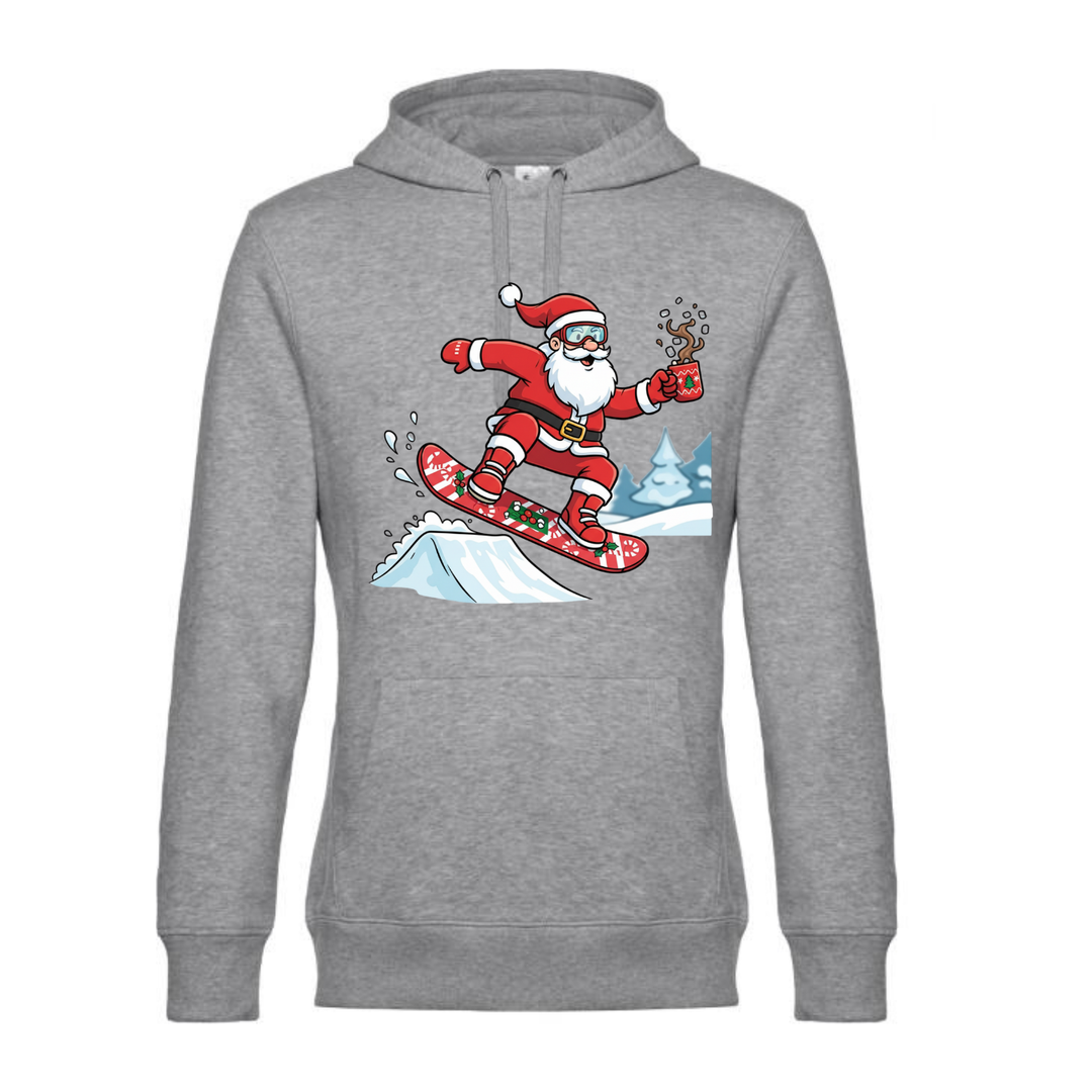 SNOWBOARD SANTA Hoodie-Herren