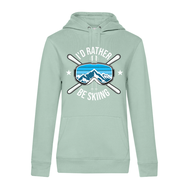 I'D RATHER BE SKIING Hoodie-Damen