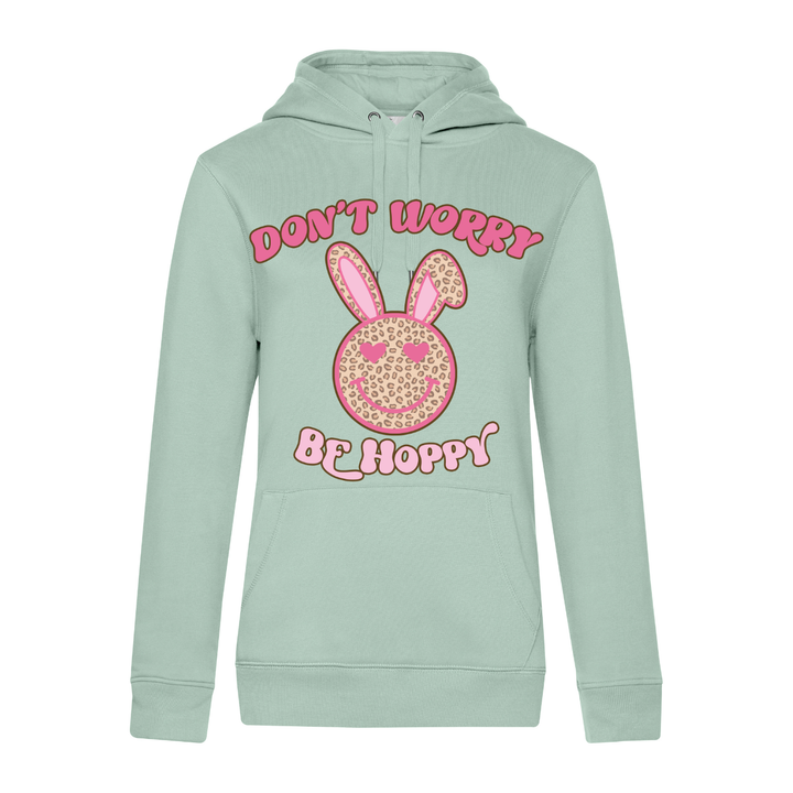 DON'T WORRY BE HOPPY Hoodie-Damen