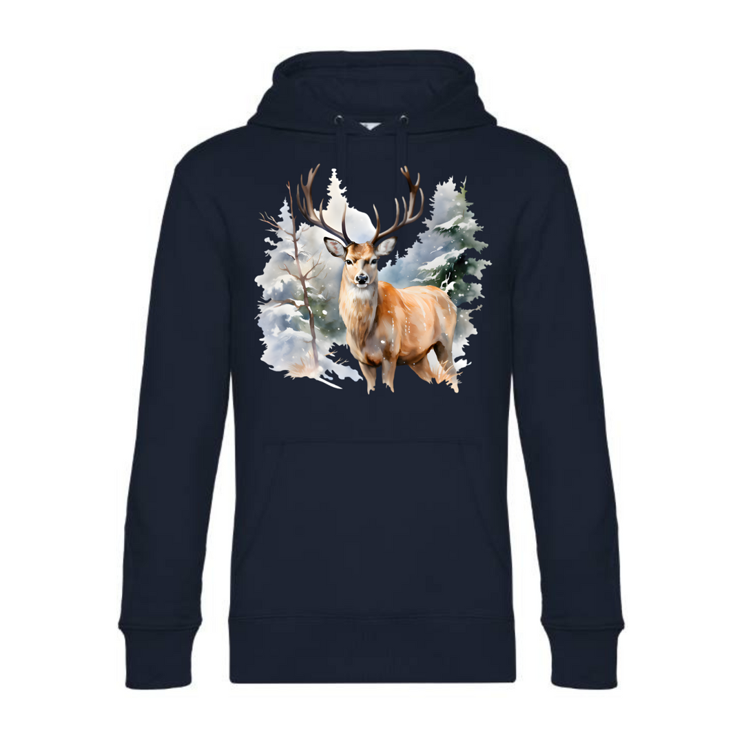 HIRSCH WINTER Hoodie-Herren