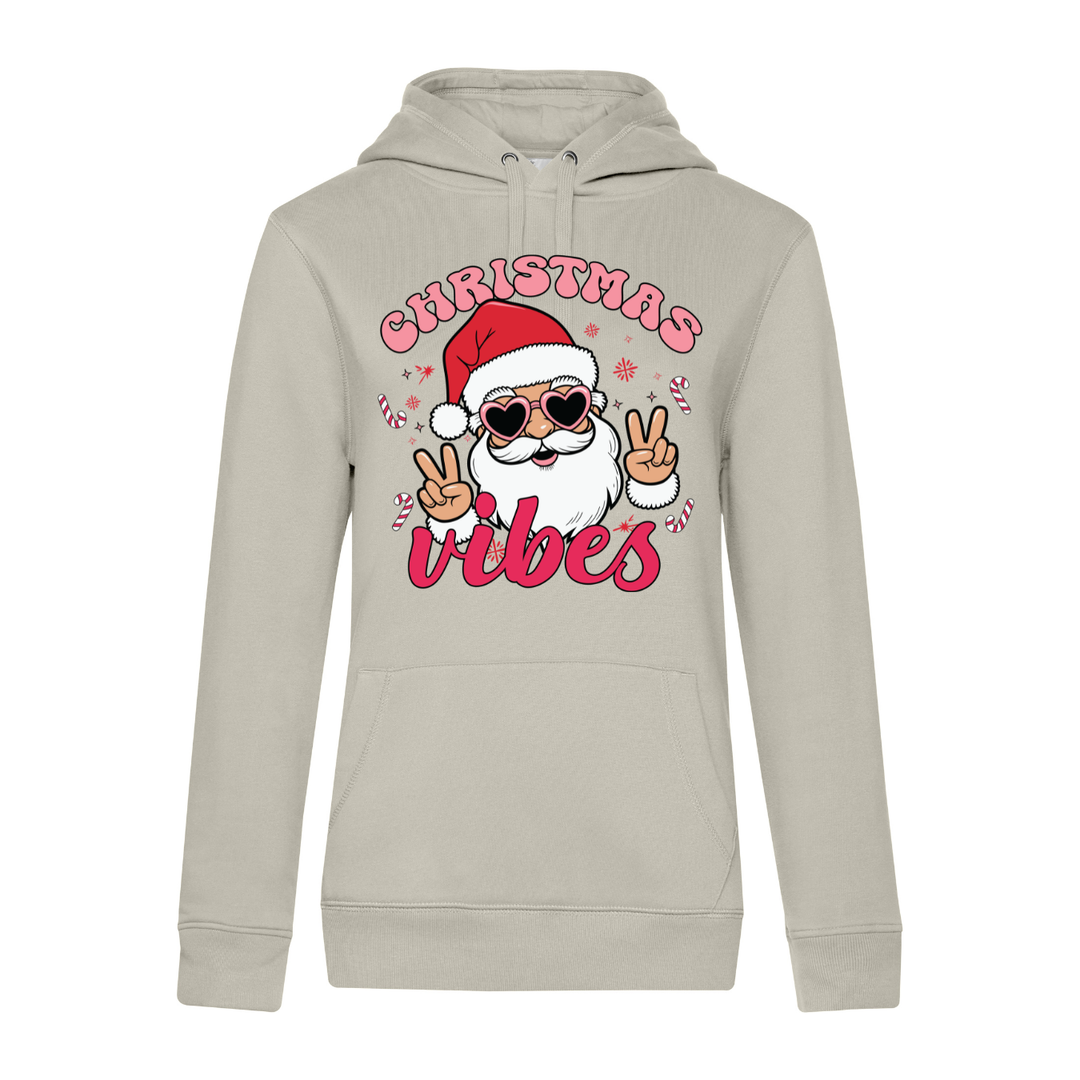 CHRISTMAS VIBES Hoodie-Damen