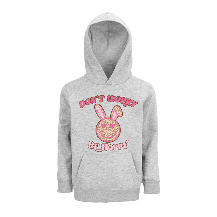 DON'T WORRY BE HOPPY Hoodie-Kids
