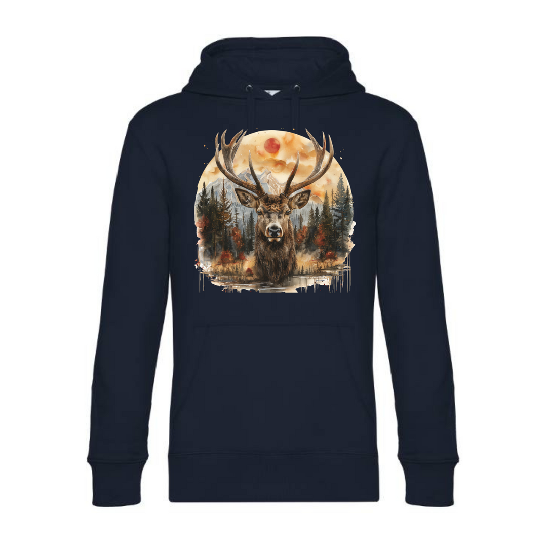 HIRSCH EMBLEM Hoodie-Herren