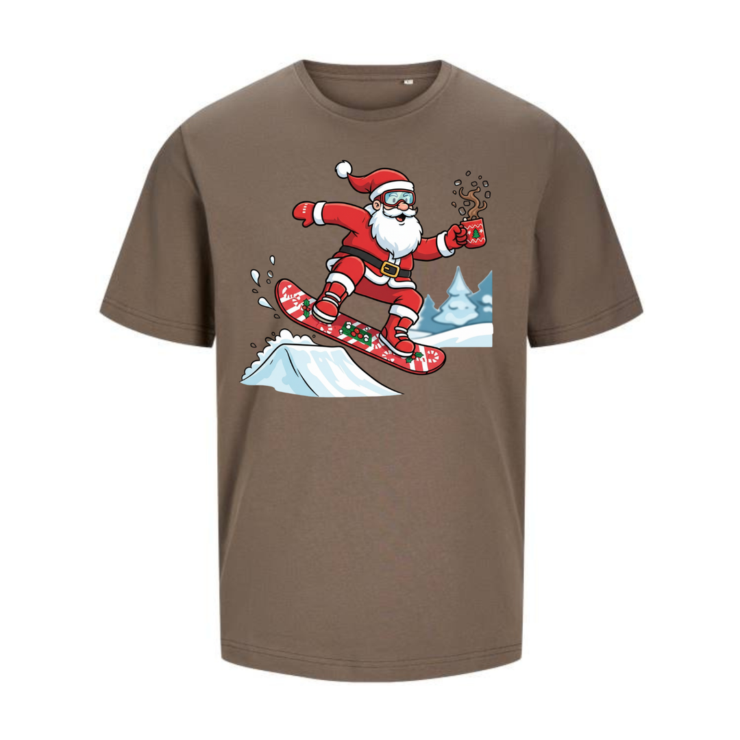 SNOWBOARD SANTA T-Unisex