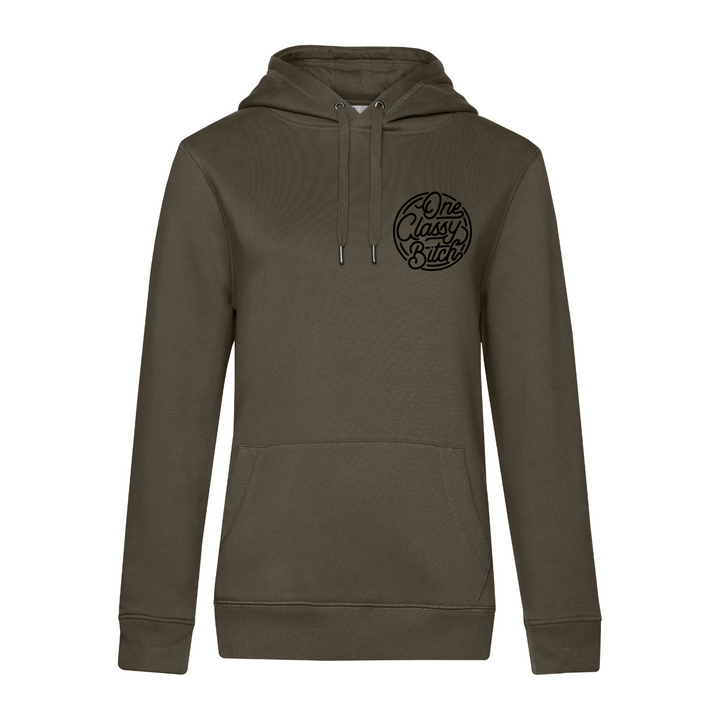 ONE CLASSY BITCH Hoodie-Damen