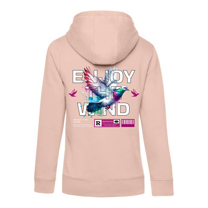 ENJOY THE WIND Hoodie-Damen