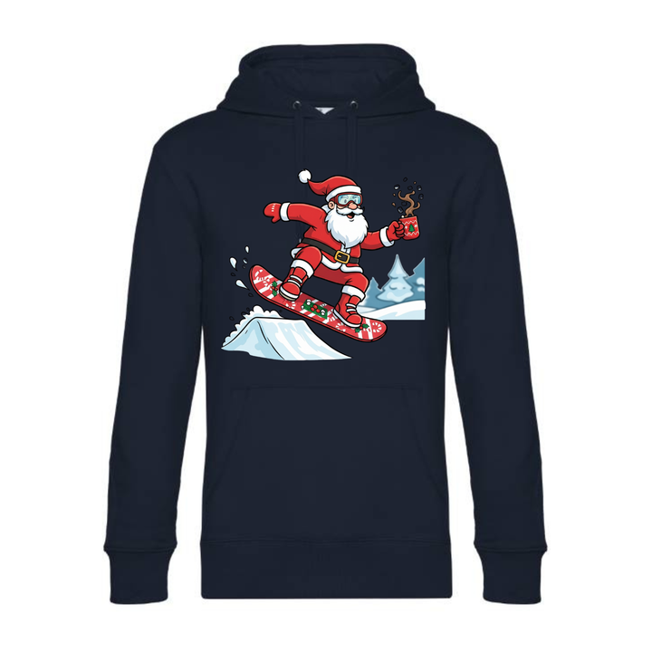 SNOWBOARD SANTA Hoodie-Herren