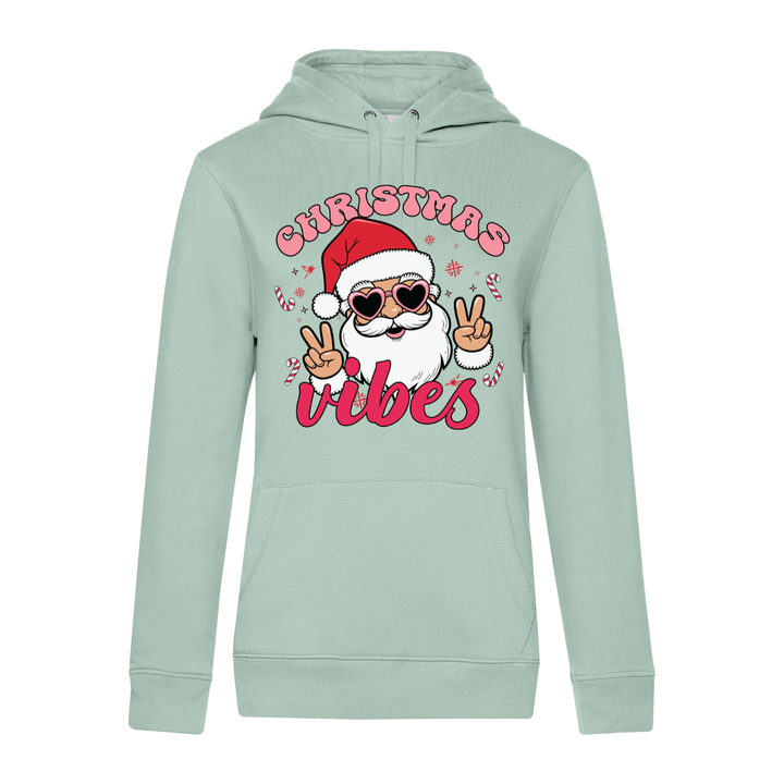 CHRISTMAS VIBES Hoodie-Damen