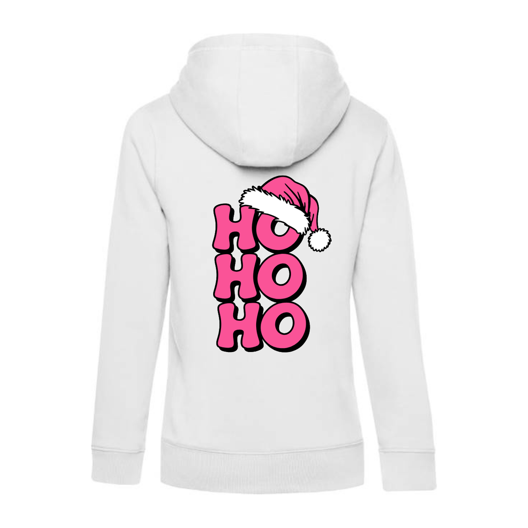 HO HO HO Hoodie-Damen