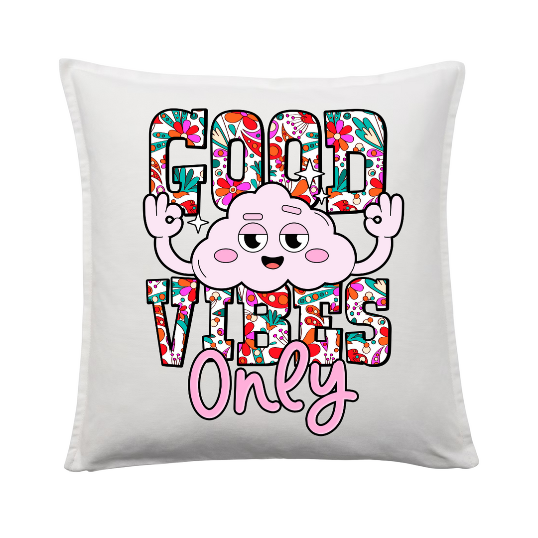GOOD VIBES ONLY Kissenbezug