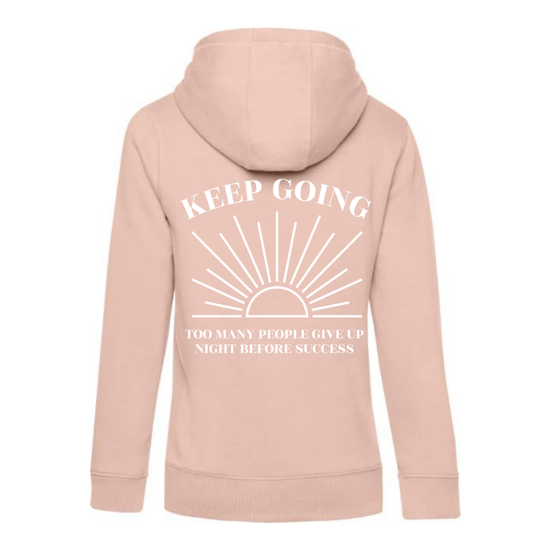 KEEP GOING Hoodie-Damen