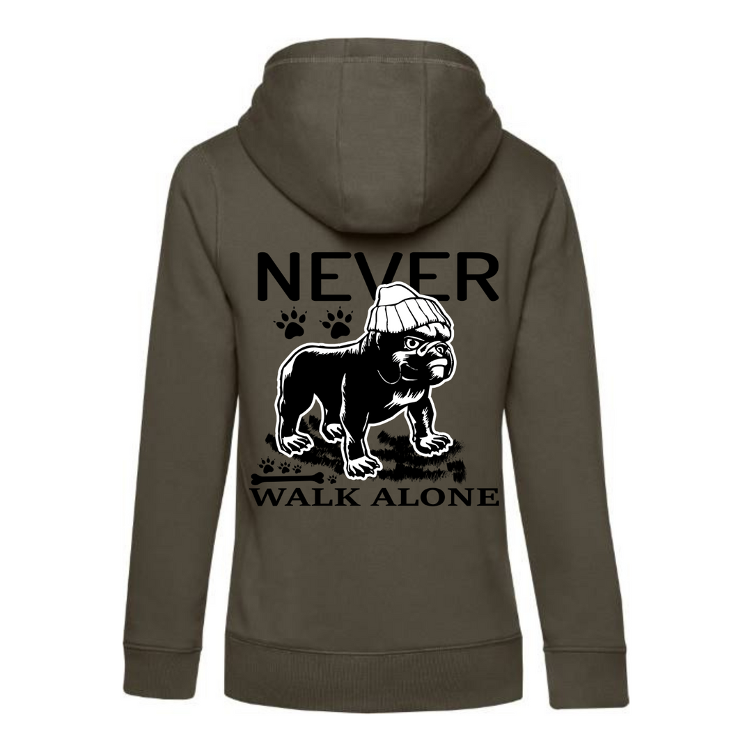 NEVER WALK ALONE Hoodie-Damen