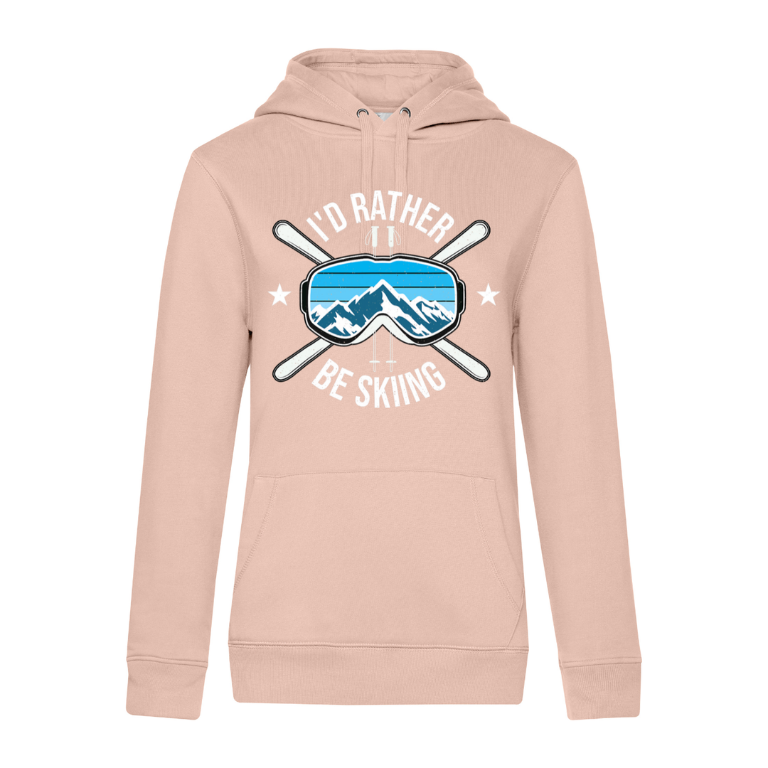 I'D RATHER BE SKIING Hoodie-Damen