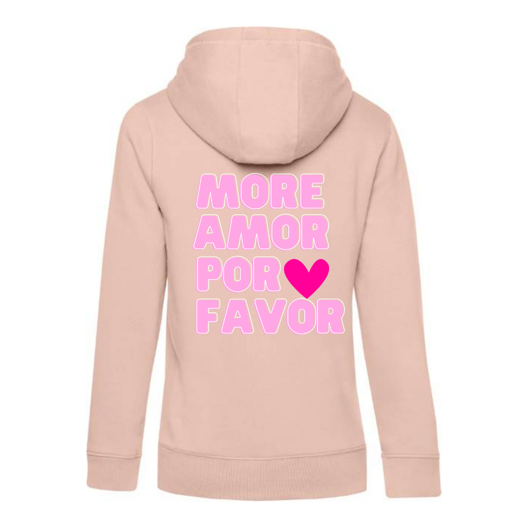 MORE AMORE PER FAVORE Hoodie-Damen