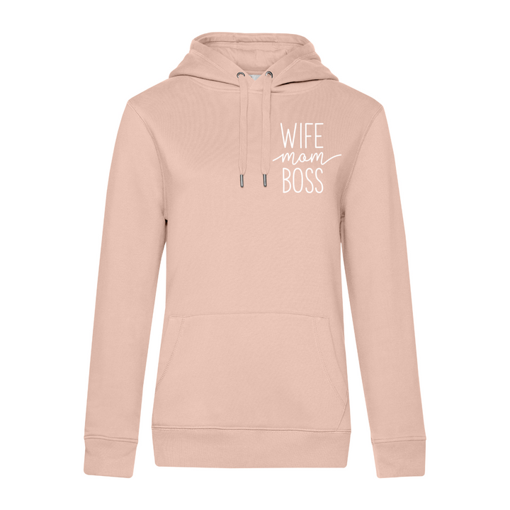 WIFE MOM BOSS Hoodie-Damen
