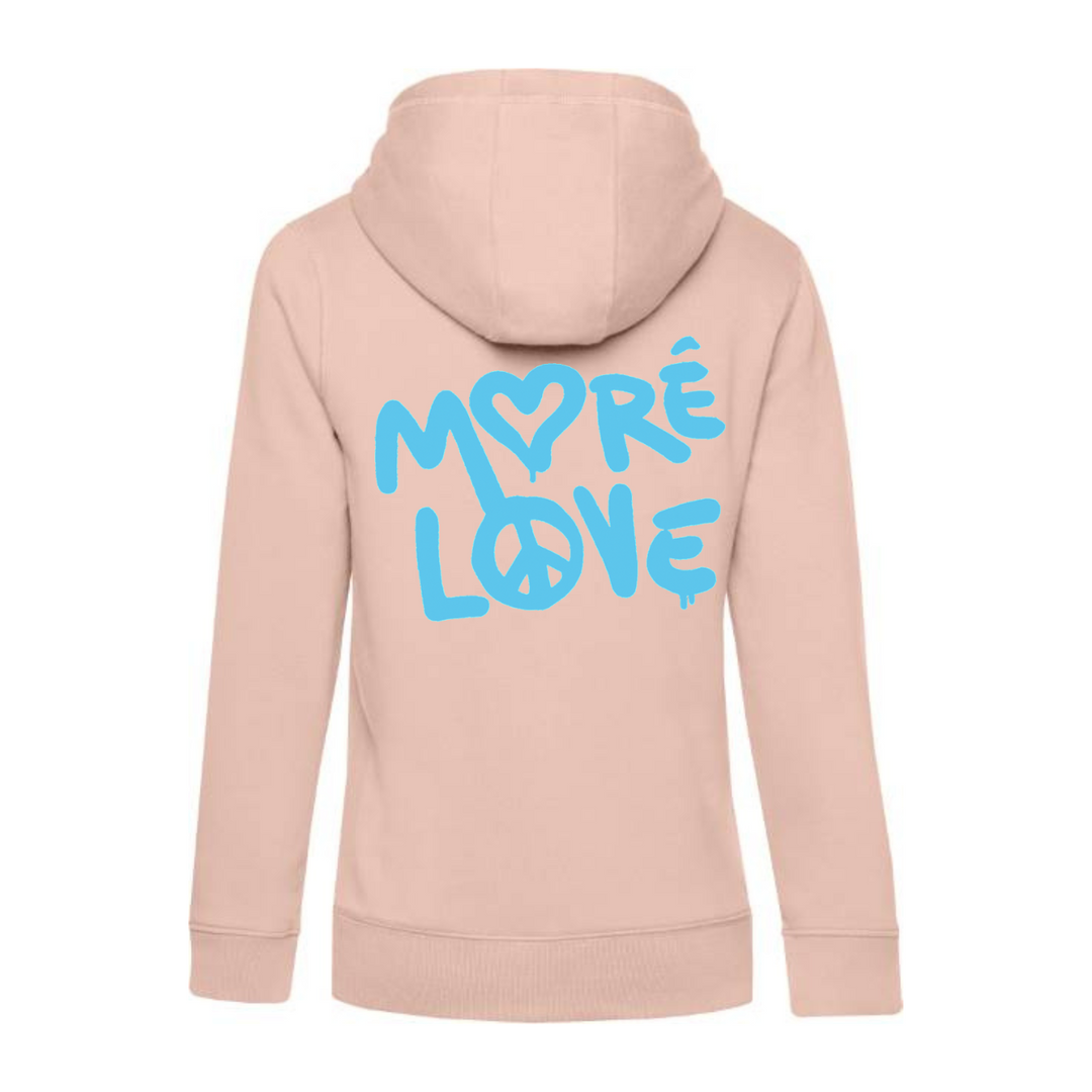 MORE LOVE Hoodie-Damen