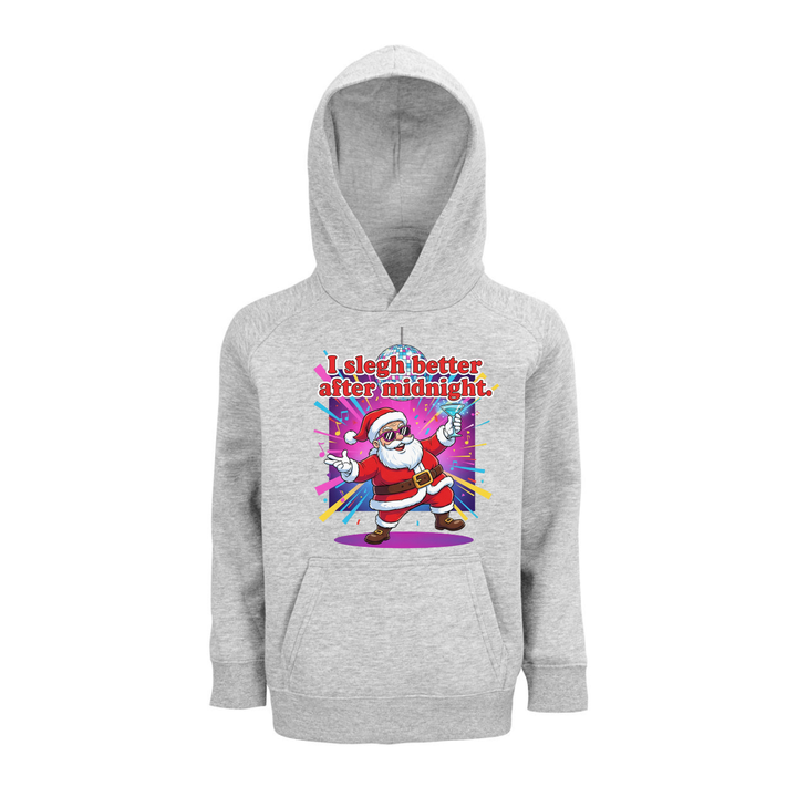 I SLEGH BETTER AFTER MIDNIGHT Hoodie-Kids