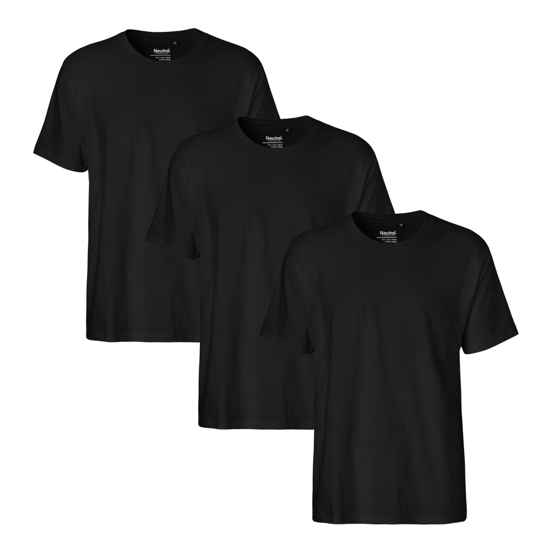 3er-PACK BLANK T-Herren