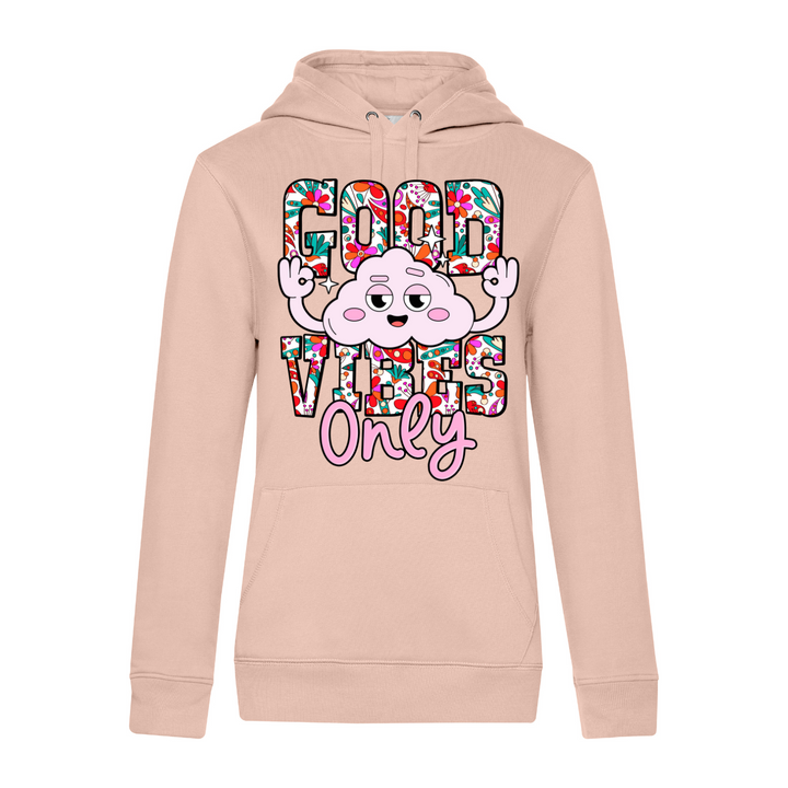 GOOD VIBES ONLY Hoodie-Damen