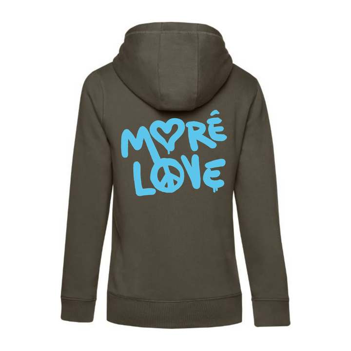 MORE LOVE Hoodie-Damen