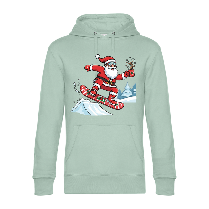 SNOWBOARD SANTA Hoodie-Herren