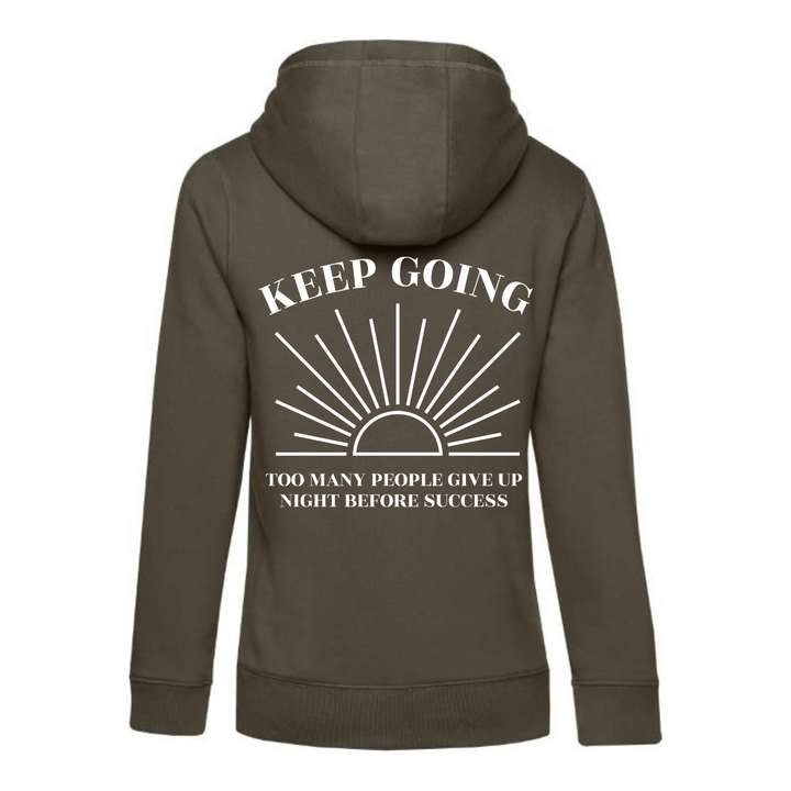 KEEP GOING Hoodie-Damen