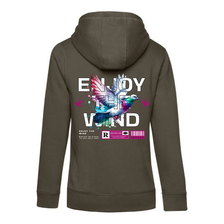 ENJOY THE WIND Hoodie-Damen