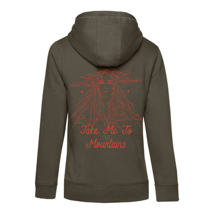 TAKE ME TO THE MOUNTAINS Hoodie-Damen