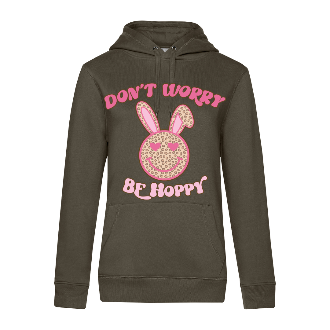 DON'T WORRY BE HOPPY Hoodie-Damen