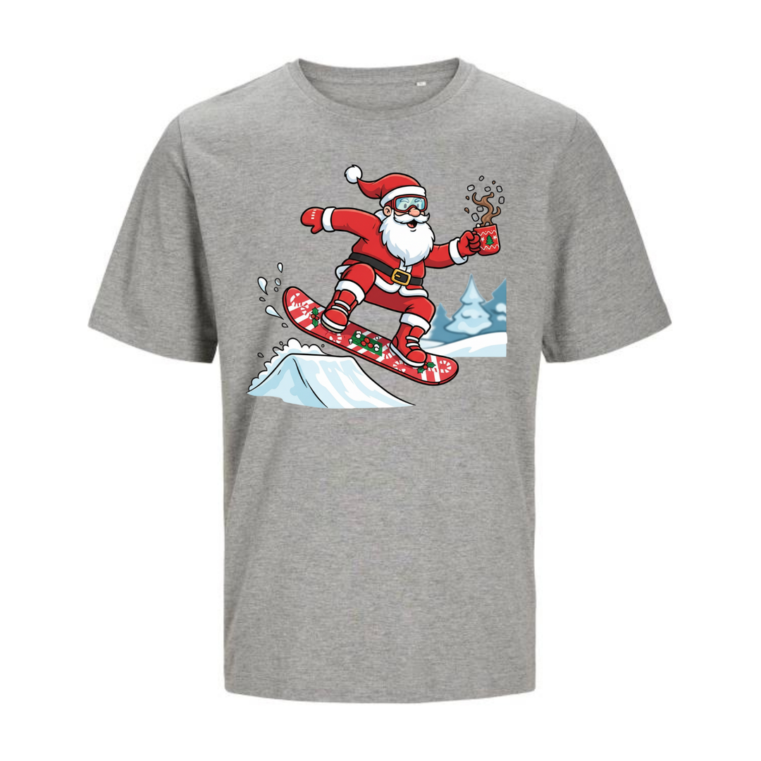 SNOWBOARD SANTA T-Unisex