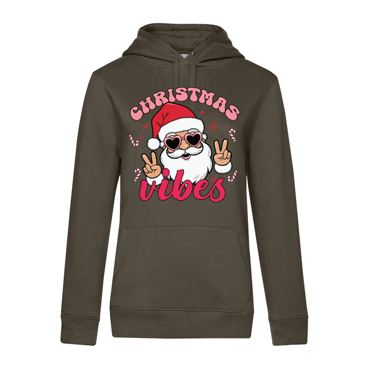 CHRISTMAS VIBES Hoodie-Damen