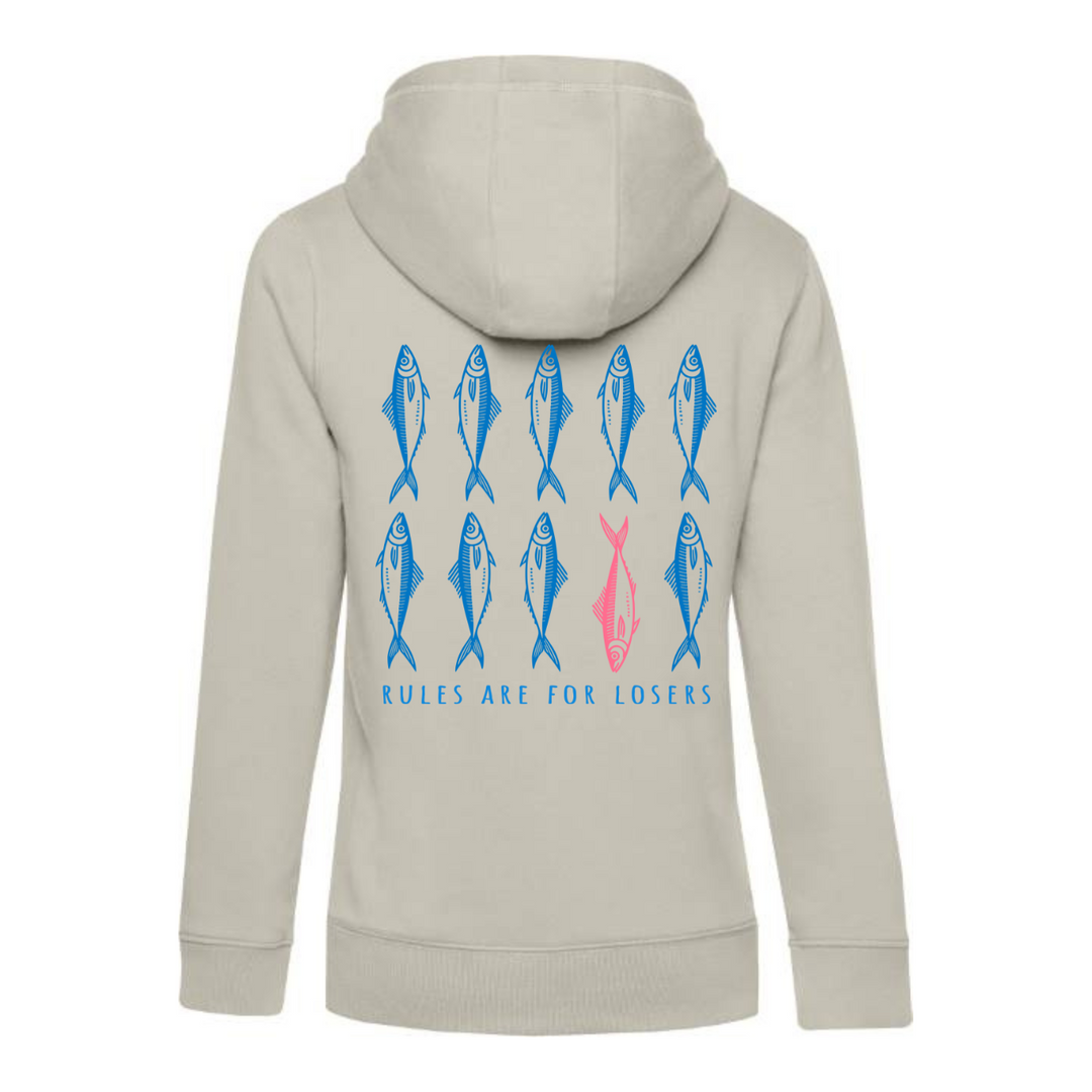 RULES ARE FOR LOOSERS Hoodie-Damen