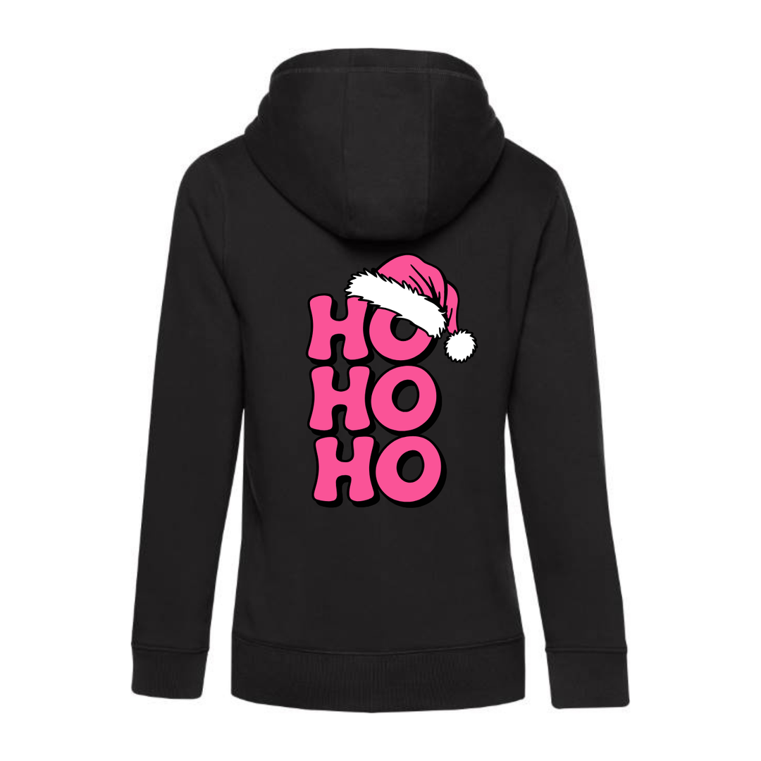 HO HO HO Hoodie-Damen
