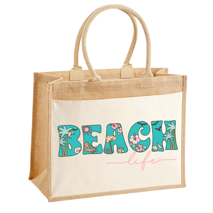 BEACHLIFE Jute Shopper