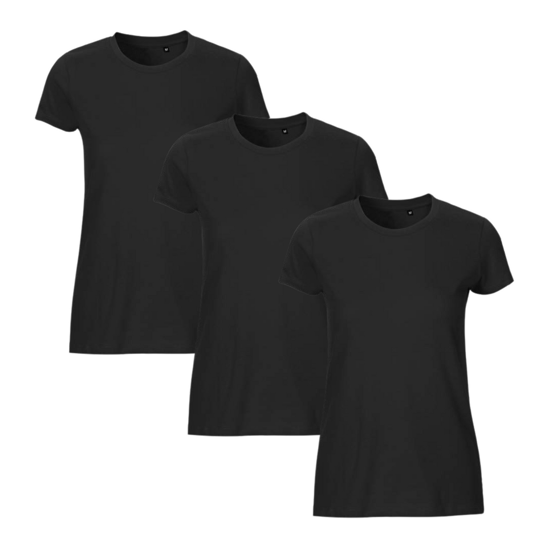 3er-PACK BLANK T-Damen