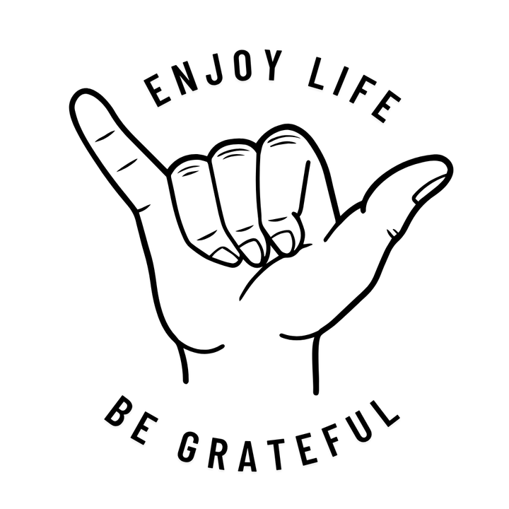 ENJOY LIFE BE GRATEFUL Hoodie-Damen