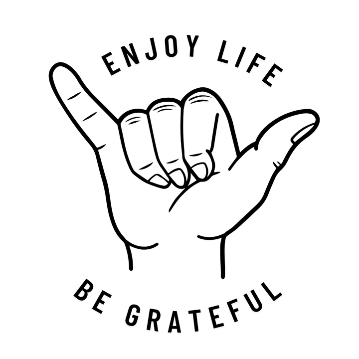 ENJOY LIFE BE GRATEFUL Oversize-Unisex