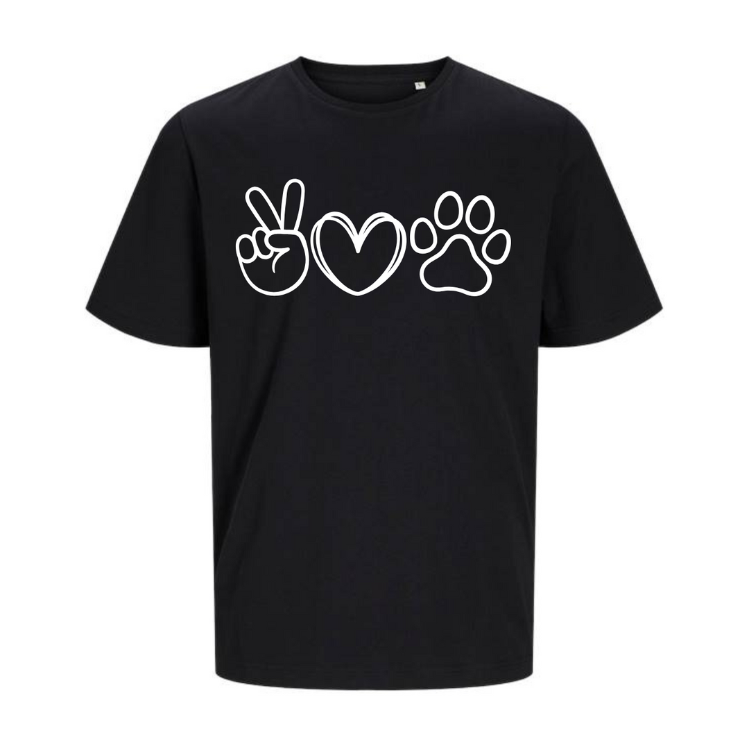 LOVE PEACE PAW T-Unisex